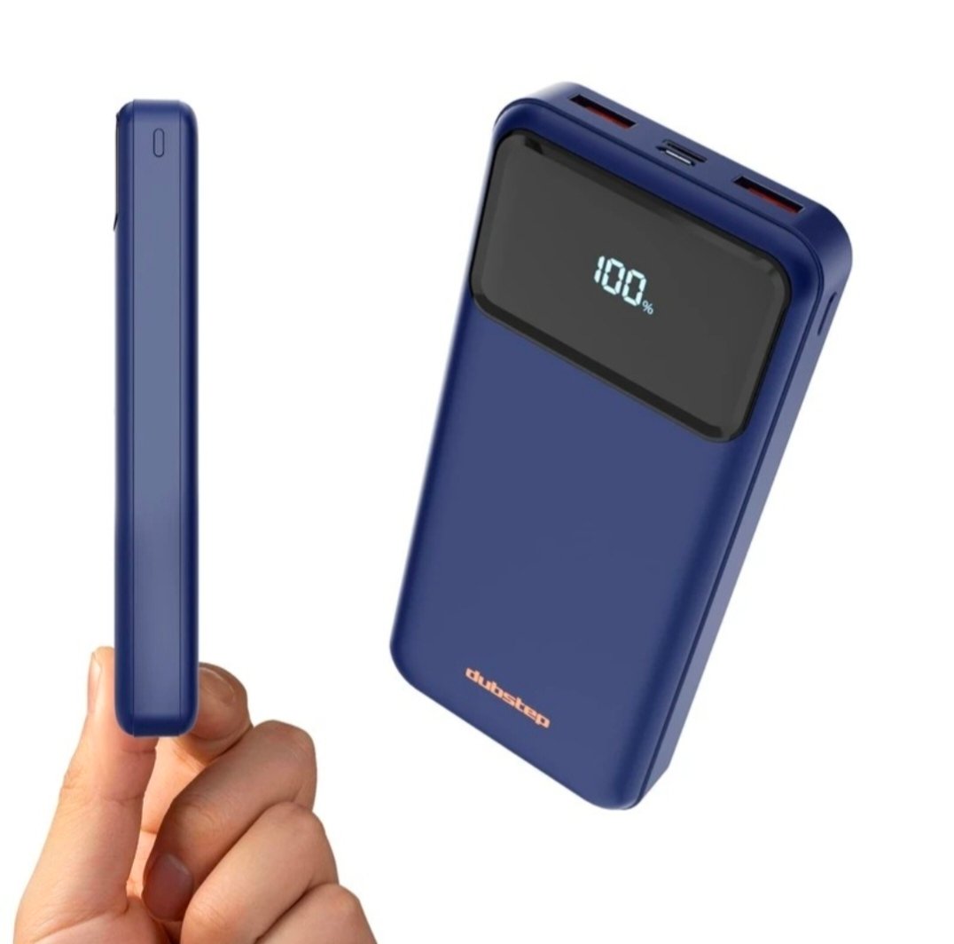 Dubstep 10000 mAh 22.5 W Compact Pocket Size Power Bank (Black, Lithium Polymer, Fast Charging for Mobile, Earbuds, Smartwatch, Speaker)